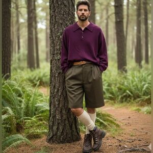 Woods & Gray 100% cashmere collared men’s sweater